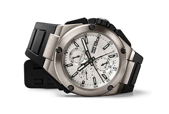 IWC Ingenieur Double Chronographe Titane - inclinable