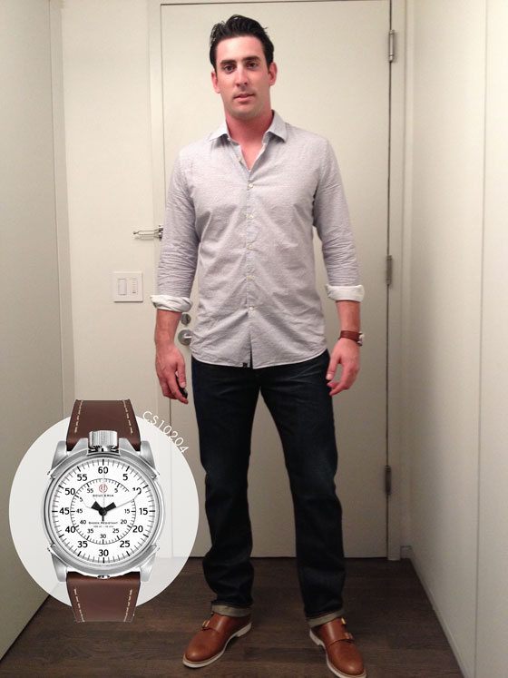 Matt Harvey wearing CT Scuderia's Salt Flat Racer "0-60"