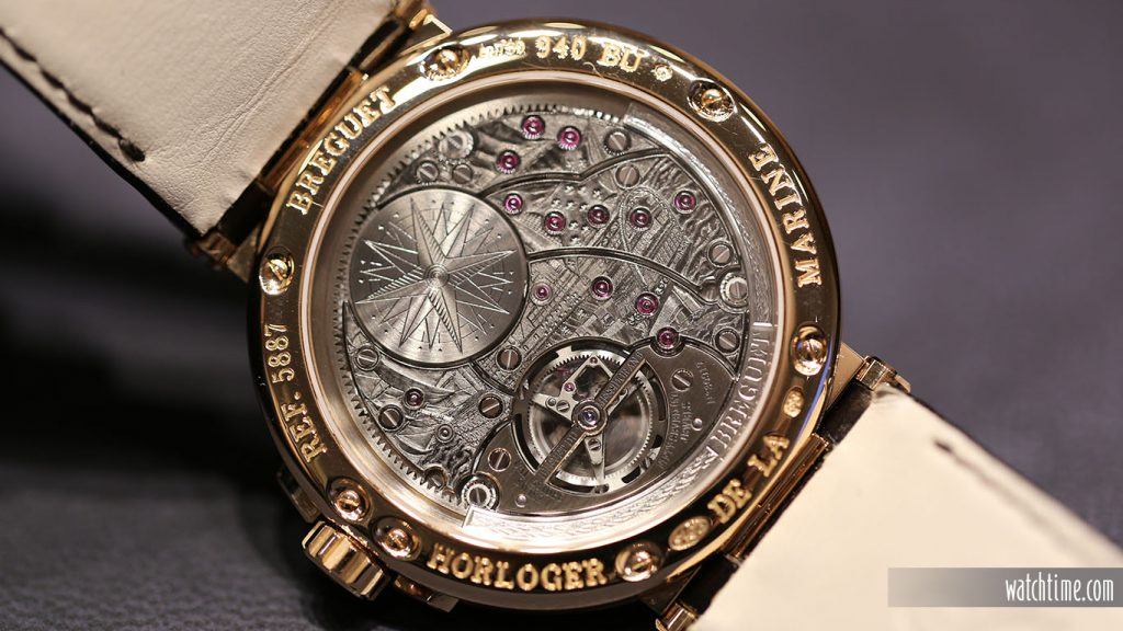 Breguet Marine Équation Marchante 5887, caseback