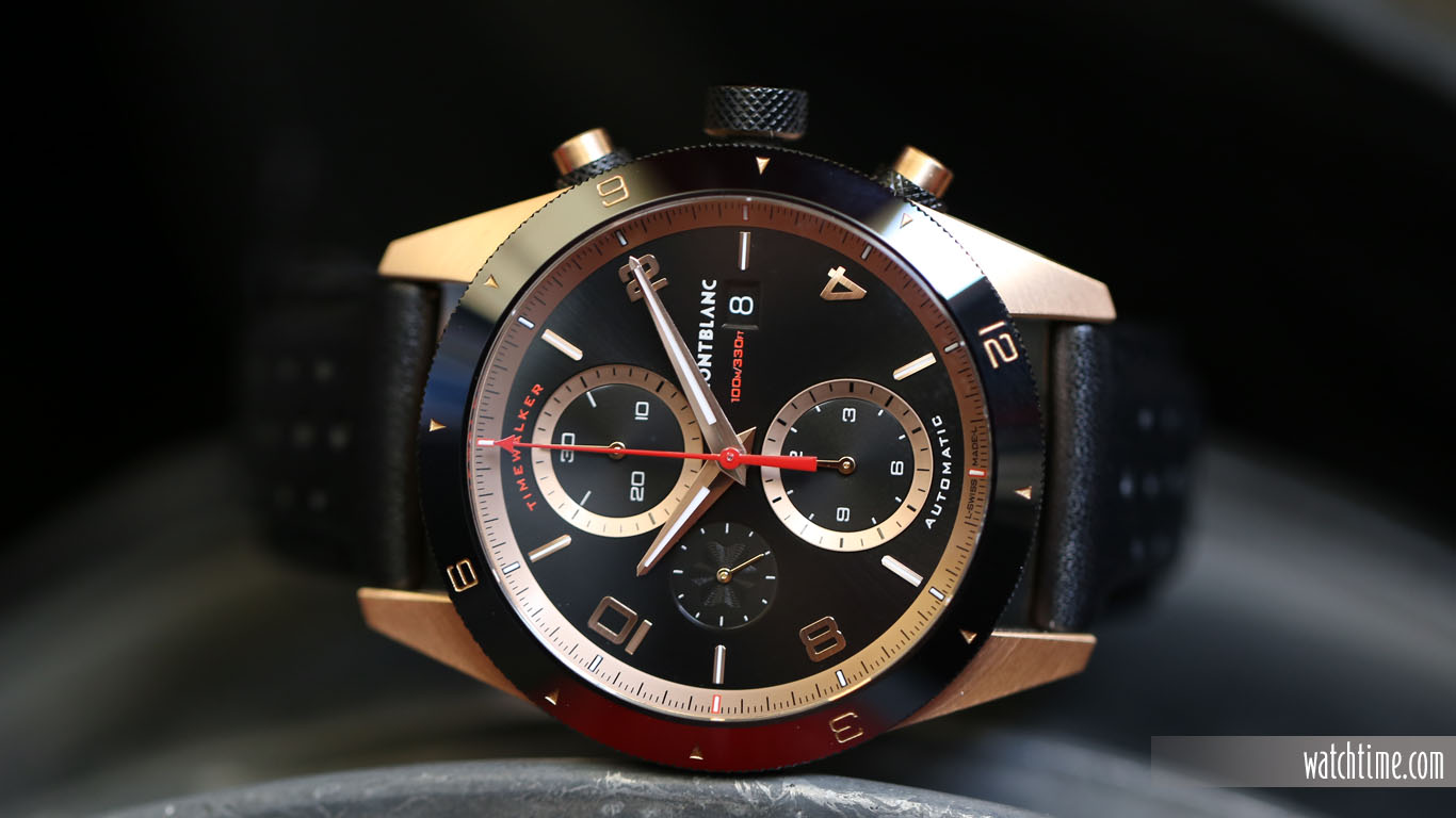 Montblanc TimeWalker Chrono_Red Gold - Front - Couture